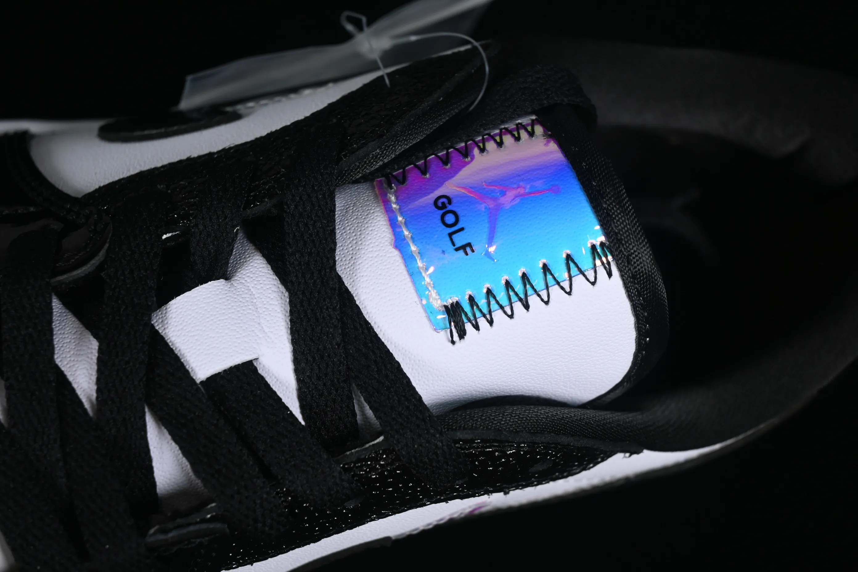 All categories Air Jordan Jordan series basketball shoes Air Jordan 1 Low Z version Air Jordan 1 Low Golf AJ1 Joe 1 new golf version laser patent leather black double hook FZ4159-100